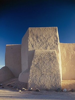 San Francisco de Asis Mission Church, Ranchos de Taos. Mission Church of Ranchos de Taos, Ranchos de Taos (Taos County, New Mexico).jpg