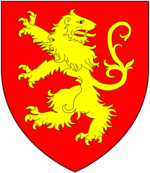 Arms of Morice: Gules, a lion rampant reguardant or MoriceArms.PNG