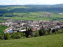 Utsikt från Mont Vouillot.
