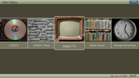 Скриншот программы MythTV