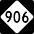 North Carolina Highway 906 marker
