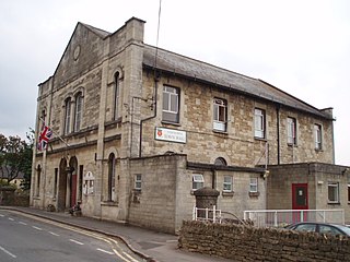 <span class="mw-page-title-main">Nailsworth Town Hall</span> Municipal building in Nailsworth, Gloucestershire, England