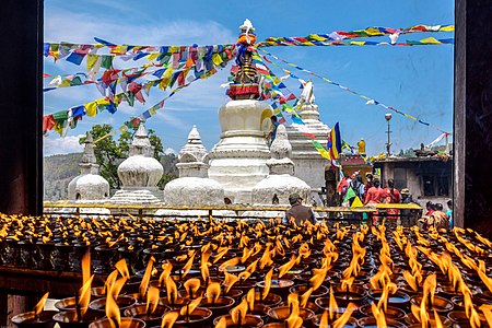 A view of Namobuddha stupa Photograph: Creepanta