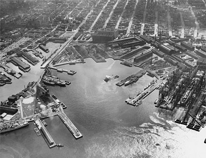 Brooklyn Navy Yard in 1918