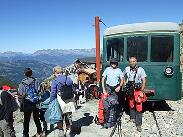 Stația Nid d'Aigle (2.372 m)