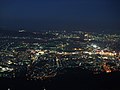 Mt. Sarakura, from Yahata Higashi Ward to Wakamatsu Ward / 皿倉山より八幡東区および若松区の夜景。