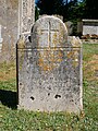 Nineteenth-century grave outside the medieval All Saints' Church in Foots Cray.