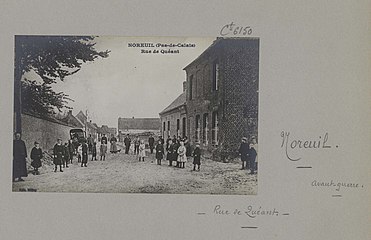 Carte postale du village avant 1914.