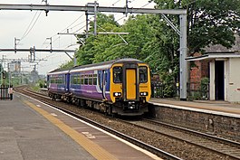 Norda Rail Class 156, 156428, Patricroft stacidomo (geografo 4004223).jpg