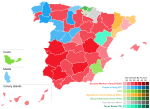 Parti arrivé en tête par circonscription.