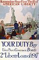 Government poster using the Statue of Liberty to promote the sale of Liberty Bonds