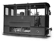 O&K catalogue Ndeg 800, page 65, O&K Tramway Locomotives. 2-2 gekuppelte Strassenbahn-Lokomotive, 30 PS, Spurweite 1000 mm, Dienstgewicht ca 8750 kg.jpg