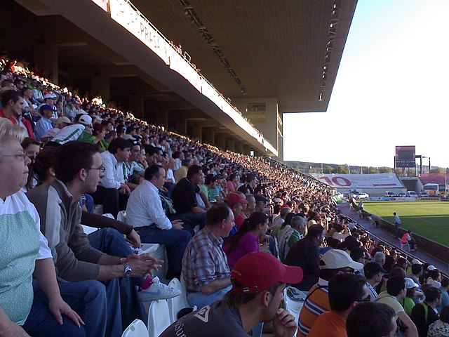 Crowd at the Estadio Nuevo Arcángel