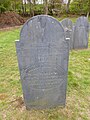 Gravestone of Maria Munroe (died 1833), in Old Second Parish Burial ground; Burlington, Massachusetts.