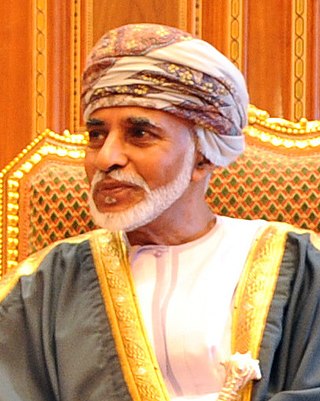 <span class="mw-page-title-main">Qaboos bin Said</span> Sultan of Oman from 1970 to 2020