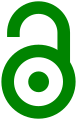 Open Access logo PLoS white green.svg