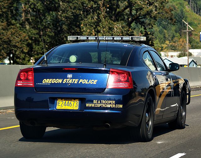 An Oregon State Police vehicle (2012)