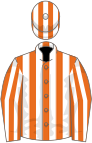 Orange and white stripes