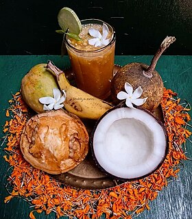 Pana Sankranti (Maha Vishuba Sankranti) offerings with Bela Pana juice.jpg