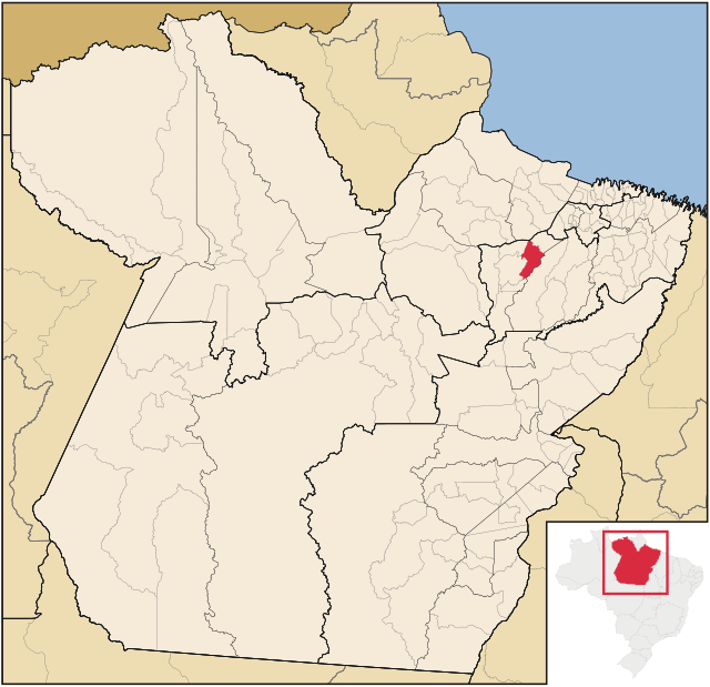 Localização de Igarapé-Miri no Pará