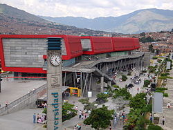 Parque Explora. from Metrostation Universidad, Medellín.jpg