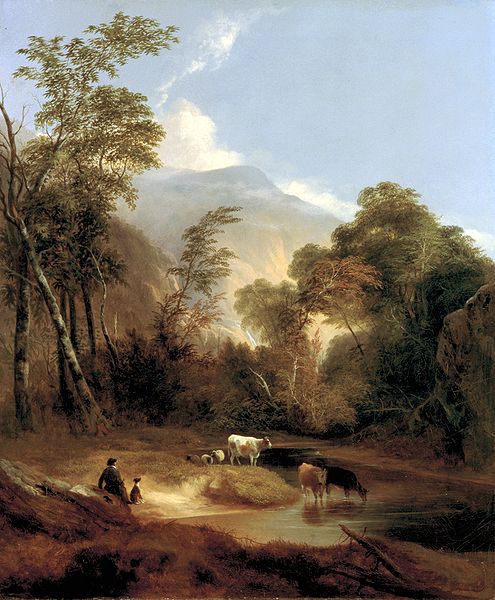 Alvan Fisher, Pastoral Landscape, 1854