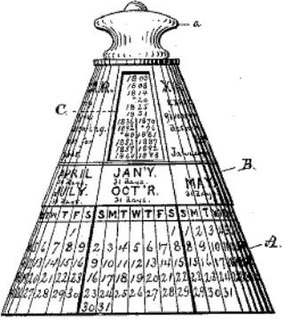 <span class="mw-page-title-main">Perpetual calendar</span> Calendar designed to look up the day of the week for a given date