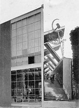 Pavillon of the Soviet Union from the 1925 Exposition of Decorative Arts, in the Constructivist style