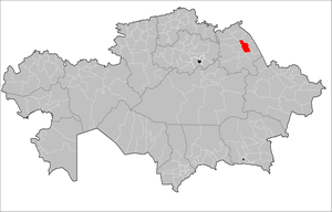 موقعیت شهرستان پاولودار روی نقشه