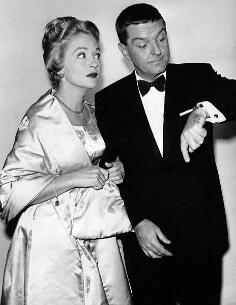 Healy and husband Peter Lind Hayes hosting The Tonight Show in 1962