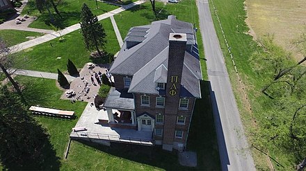 The Pi Lambda Phi house at Roanoke College's Virginia Lambda Kappa Chapter.