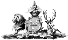 Coat of arms of William Pitt. Pitt family coat of arms.png