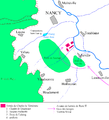 1477 - English: Map of Battle of Nancy