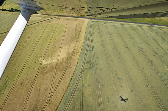 plane shadow