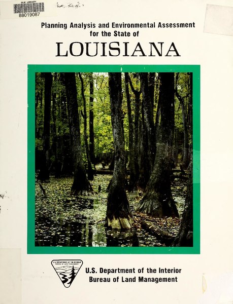 File:Planning analysis and environmental assessment for the State of Louisiana (IA planninganalysis9087unit).pdf