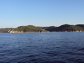 Côte ouest de l'île de Port-Cros.