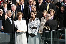 President George W. Bush takes the Oath of Office.jpg