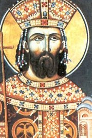 Great-martyr Tsar Lazar of Serbia.
