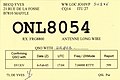 QSL ONL8054 (SWL)