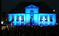 Illuminiertes Rathaus