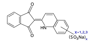 <span class="mw-page-title-main">Quinoline Yellow WS</span> "Mixture of water-soluble organic compounds from Quinoline Yellow dye"