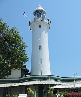 Raffles Lighthouse lighthouse on Pulau Satumu, Singapore