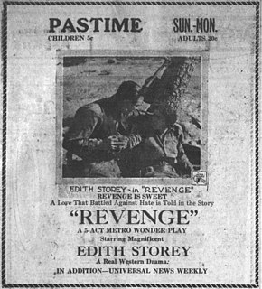 <i>Revenge</i> (1918 film) 1918 Western film directed by Tod Browning