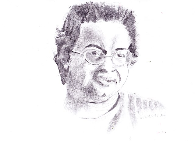 Bengali Award Winning Film Director Rituparno Ghosh, Charcoal on Paper by Amitabh Mitra
