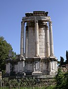 Ruinas del Templo de Vesta, en el Foro Romano