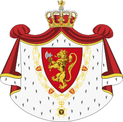 Arms of Dominion of Harald V, King of Norway