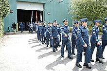 An Air Cadet squadron marching Royal Canadian Air Cadets marching.jpg