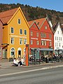 Søstergården on Bryggen in Bergen (red houses)