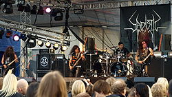 Садистское намерение на фестивале металлической музыки Jalometalli в Оулу, 2008 
