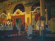 Interior of St. Mary's Church.